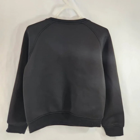 Innvolve Black Sweatshirt w/ Sparkly Lightning Bolts Clouds Size Small - Picture 7 of 11